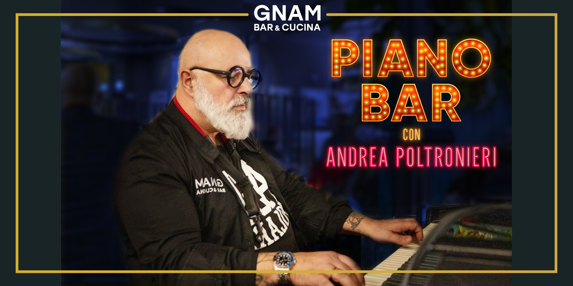 Il pianobar con Andrea Poltronieri