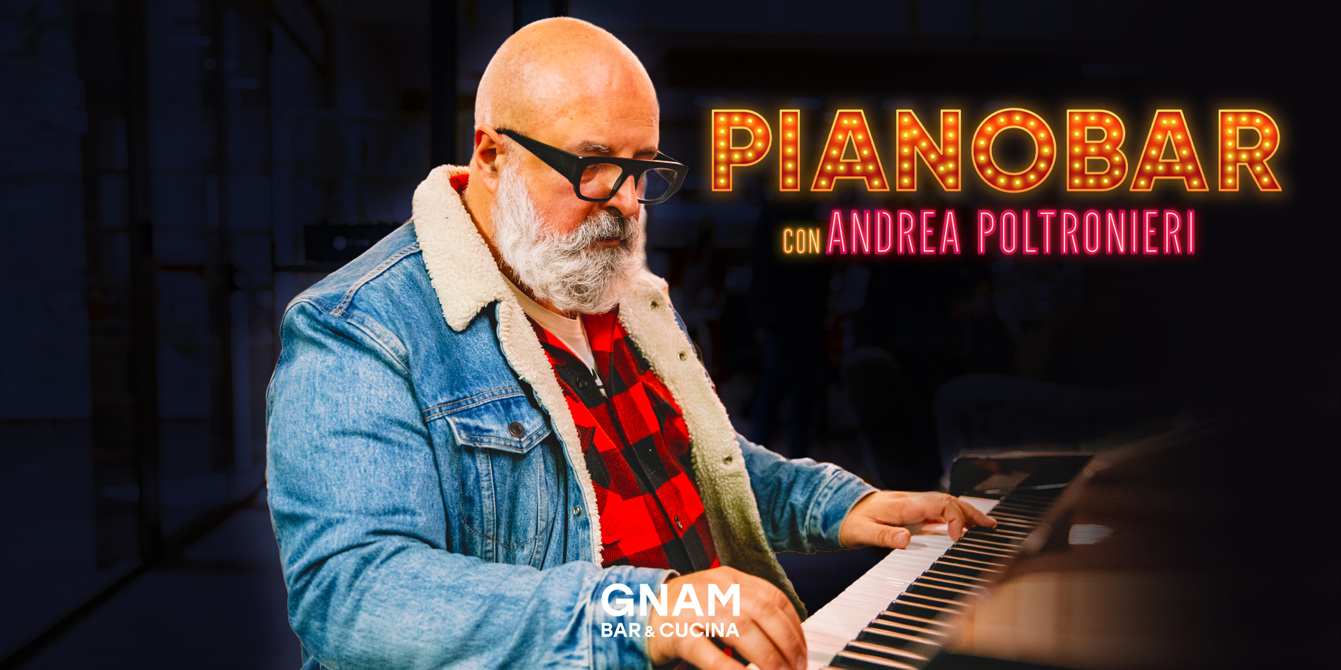 PianoBar con Andrea Poltronieri || Il nuovo Sabato sera di GNAM
